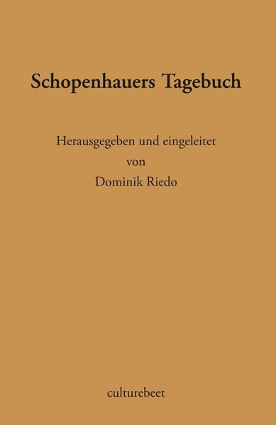 Produktbild: Schopenhauers Tagebuch
