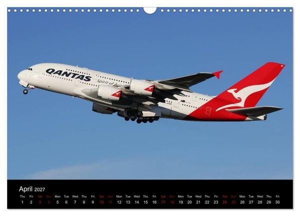 Produktbild: A380 SuperJumbo (Wall Calendar 2027 DIN A3 landscape), CALVENDO 12 Month Wall Calendar