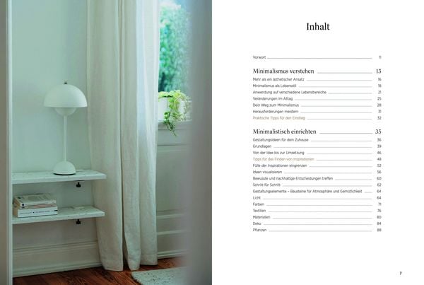Produktbild: Minimalistisch wohnen