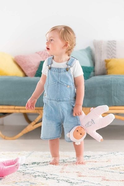 Corolle 9000100440 - Mon Doudou Corolle Sweetheart, rosa Bär, Puppe, Weichkörperpuppe, 30 cm
