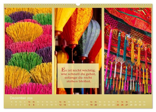 Produktbild: MEDITATION Momente f&uuml;r mich (hochwertiger Premium Wandkalender 2026 DIN A2 quer), Kunstdruck in Hochglanz