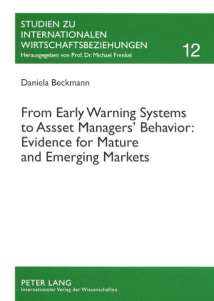 Produktbild: From Early Warning Systems to Asset Managers&rsquo; Behavior: Evidence for Mature and Emerging Markets