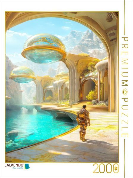 Produktbild: CALVENDO Puzzle Science-Fiction-Visionen der Zukunft | 2000 Teile Lege-Gr&ouml;&szlig;e 90x67cm Foto-Puzzle f&uuml;r gl&uuml;ckliche Stunden