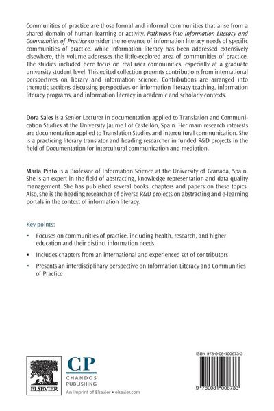 Produktbild: Pathways Into Information Literacy and Communities of Practice