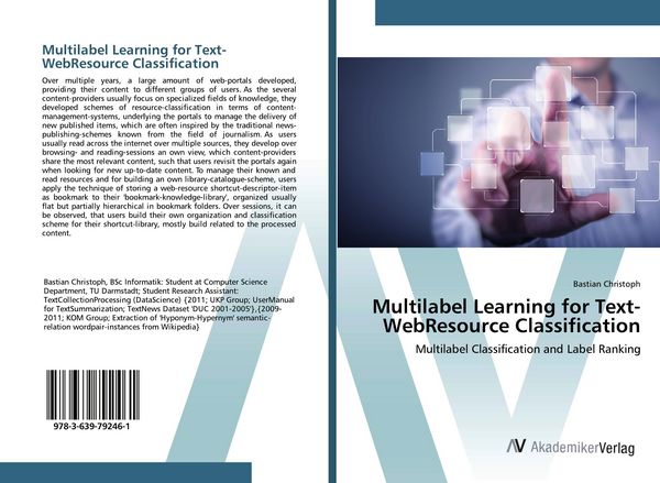 Produktbild: Multilabel Learning for Text-WebResource Classification
