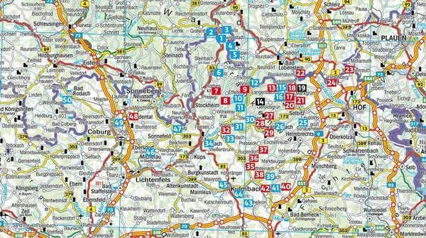 Produktbild: ROTHER Wanderf&uuml;hrer Frankenwald &ndash; mit Coburger Land