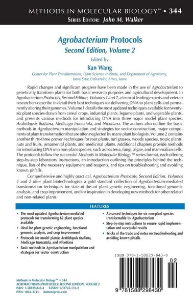 Produktbild: Agrobacterium Protocols