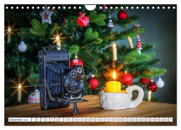 Produktbild: Alte Fotoapparate, Augenzeugen der Zeit (Wandkalender 2026 DIN A4 quer), CALVENDO Monatskalender