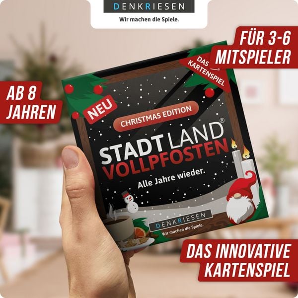 STADT LAND VOLLPFOSTEN® - Das Kartenspiel – Christmas Edition - "Alle Jahre wieder."