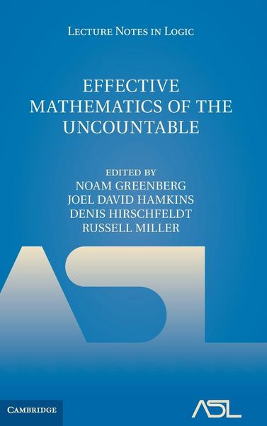 Produktbild: Effective Mathematics of the Uncountable