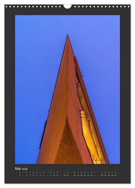 Produktbild: Plakative Architektur (Wandkalender 2026 DIN A3 hoch), CALVENDO Monatskalender