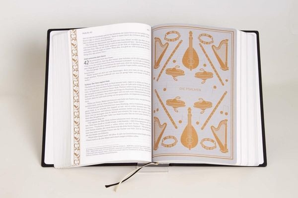 Neues Leben. Die Bibel - Golden Grace Edition, Tintenschwarz