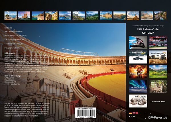 Produktbild: Spanien &ndash; Viva Espa&ntilde;a - 2027 - Kalender DIN A3