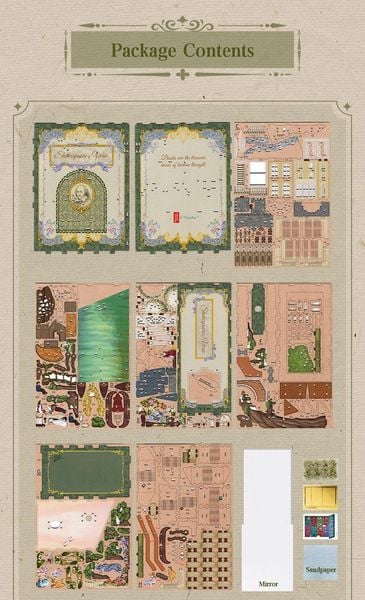 Produktbild: Book Nook DIY B&uuml;cherecke Shakespears Verse