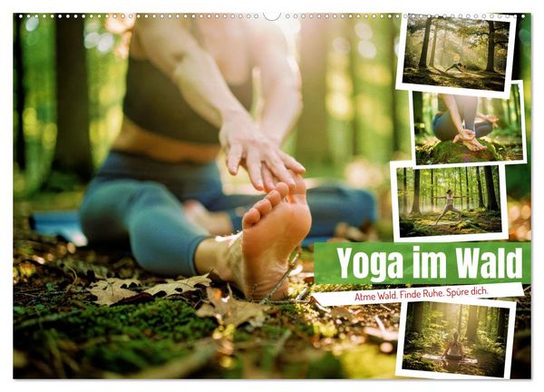 Produktbild: Yoga im Wald (Wandkalender 2027 DIN A2 quer), CALVENDO Monatskalender