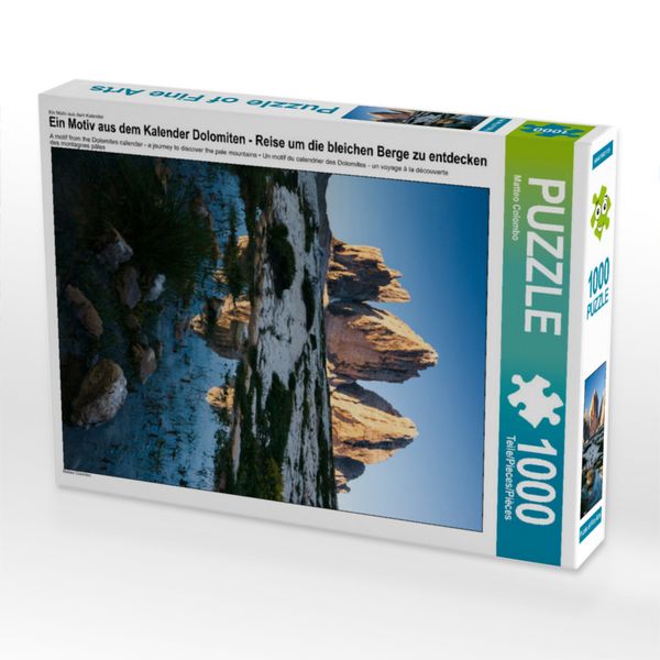Produktbild: CALVENDO Puzzle Dolomiten - Reise um die bleichen Berge zu entdecken 1000 Teile Lege-Gr&ouml;&szlig;e 480 x 640 cm Foto-Puzzle Bild von Matteo Colombo