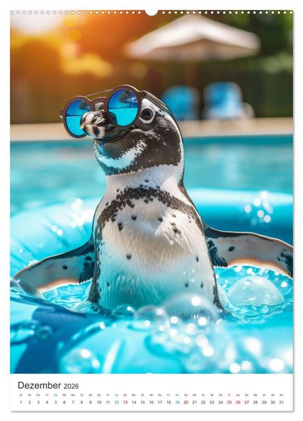 Produktbild: Tierische Sommerfreunde (hochwertiger Premium Wandkalender 2026 DIN A2 hoch), Kunstdruck in Hochglanz