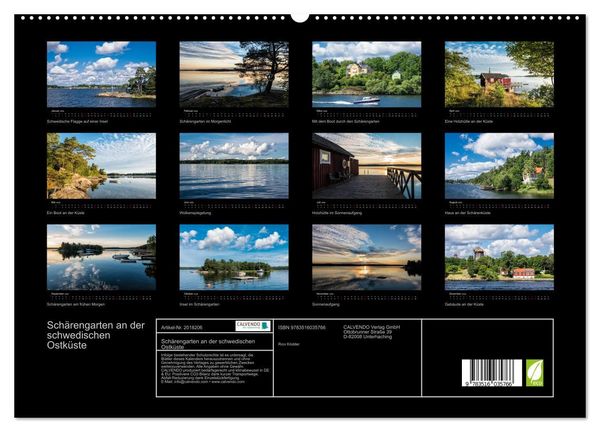 Produktbild: Sch&auml;rengarten an der schwedischen Ostk&uuml;ste (hochwertiger Premium Wandkalender 2026 DIN A2 quer), Kunstdruck in Hochglanz