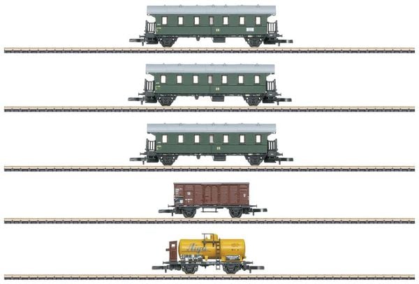 Märklin 87503 Z 5er Wagen-Set Rüganer Bäder-PmG der DR