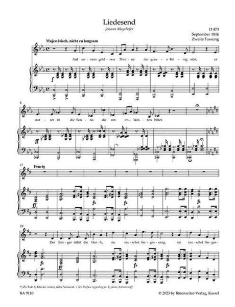 Lieder, Band 10 für hohe Stimme