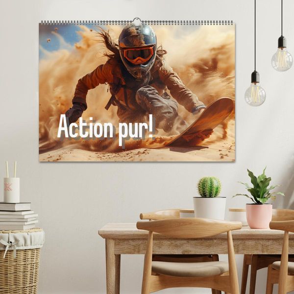 Produktbild: Action pur - atemberaubende Hobbys (Wandkalender 2026 DIN A2 quer), CALVENDO Monatskalender