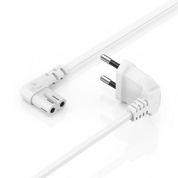 Produktbild: Hama 00221102 Strom Netzkabel Wei&szlig; 5m