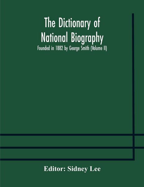 Produktbild: The Dictionary Of National Biography
