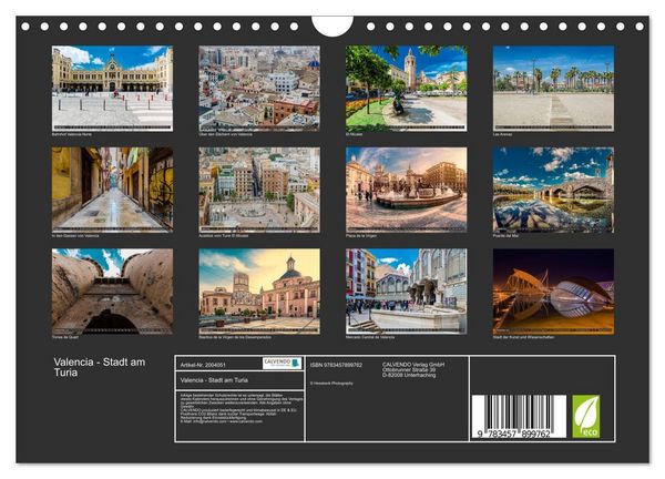 Produktbild: Valencia - Stadt am Turia (Wandkalender 2026 DIN A4 quer), CALVENDO Monatskalender