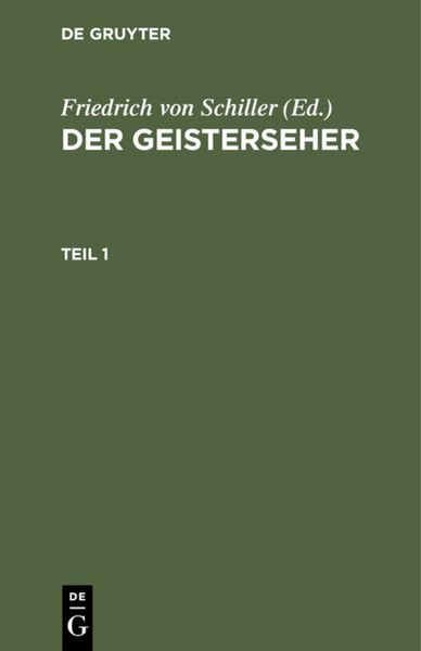 Produktbild: Der Geisterseher. Teil 1