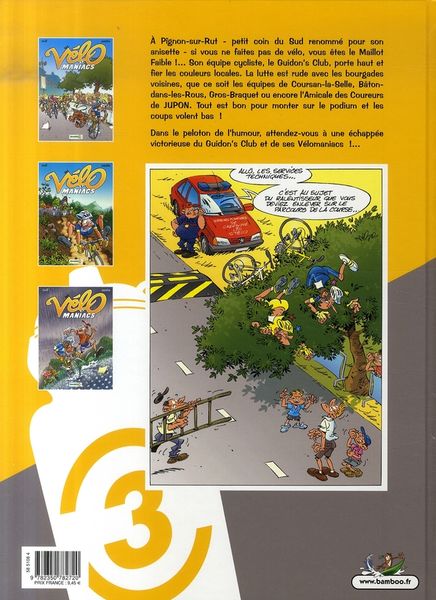 Produktbild: Les v&eacute;lo maniacs. Tome 3