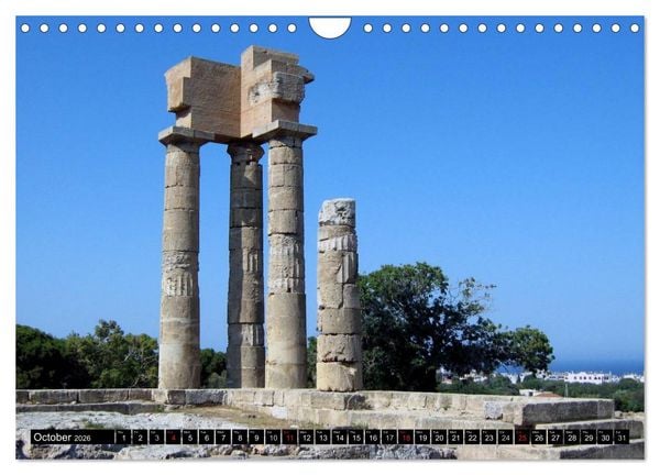 Produktbild: Rhodes - Greece (Wall Calendar 2026 DIN A4 landscape), CALVENDO 12 Month Wall Calendar
