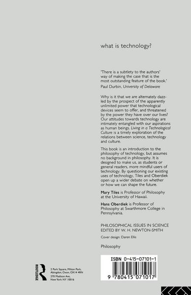Produktbild: Living in a Technological Culture