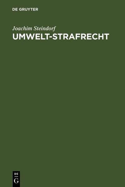 Produktbild: Umwelt-Strafrecht