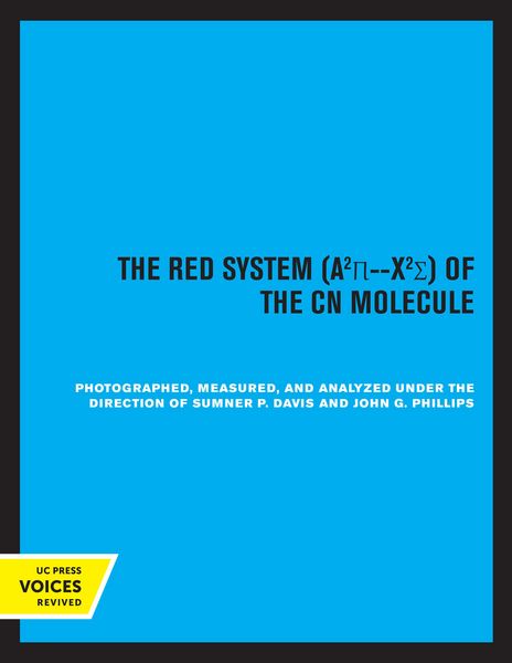 Produktbild: The Red System of the CN Molecule