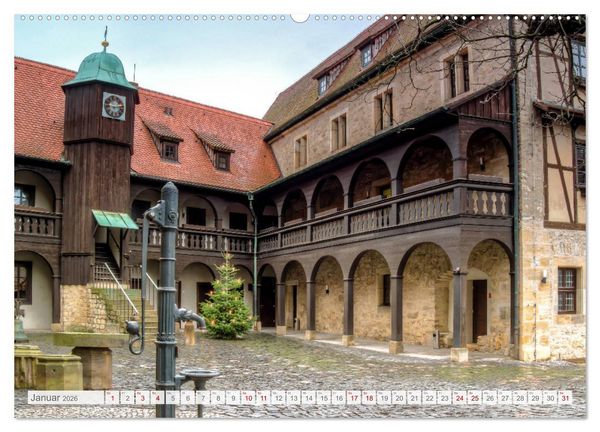 Produktbild: Erfurt. Perle Th&uuml;ringens. (Wandkalender 2026 DIN A2 quer), CALVENDO Monatskalender