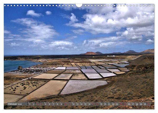 Produktbild: Lanzarote Aus Vulkanen geboren (Wandkalender 2026 DIN A3 quer), CALVENDO Monatskalender