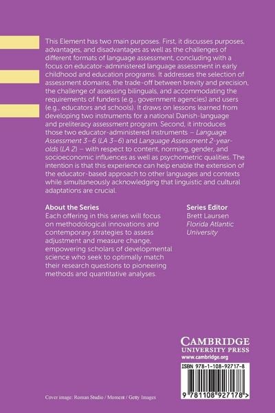 Produktbild: Language Assessments for Preschool Children