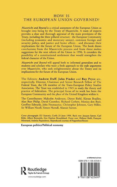 Produktbild: Maastricht and Beyond