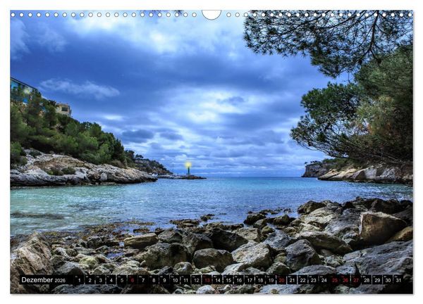 Produktbild: MALLORCA BEI NACHT (Wandkalender 2026 DIN A3 quer), CALVENDO Monatskalender