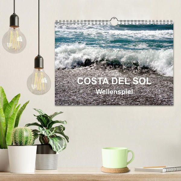 Produktbild: COSTA DEL SOL - Wellenspiel (Wandkalender 2026 DIN A4 quer), CALVENDO Monatskalender