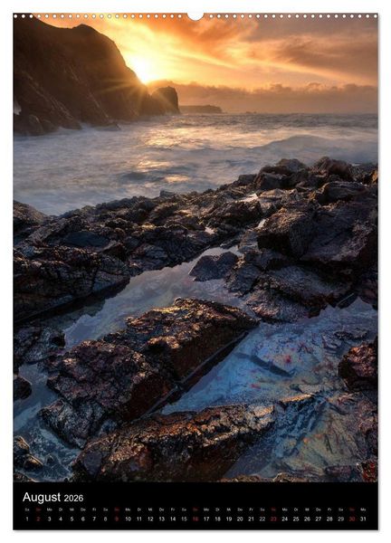 Produktbild: Cornwall - Die Sch&ouml;nheit der K&uuml;ste (Wandkalender 2026 DIN A2 hoch), CALVENDO Monatskalender