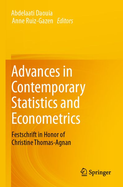 Produktbild: Advances in Contemporary Statistics and Econometrics