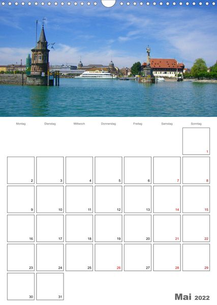 Produktbild: Konstanz am sch&ouml;nen Bodensee (Wandkalender 2022 DIN A3 hoch)