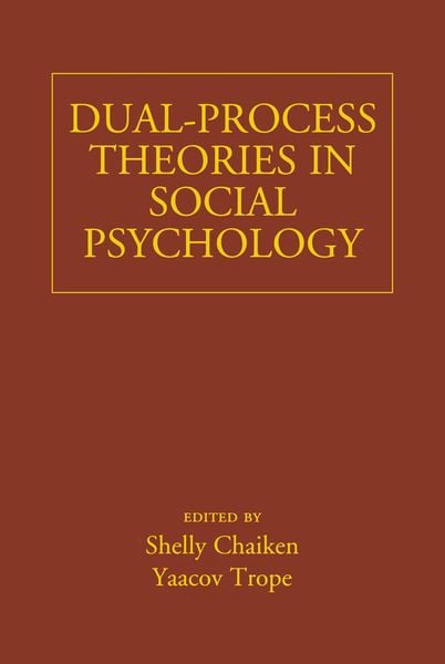 Produktbild: Dual-Process Theories in Social Psychology