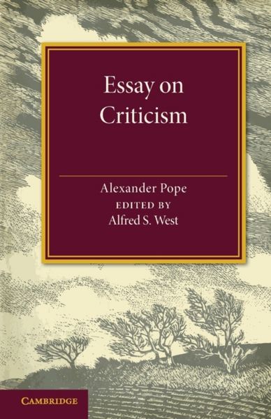 Produktbild: Essay on Criticism