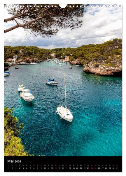 Produktbild: Mallorca - Sehnsucht nach der Insel (Wandkalender 2026 DIN A3 hoch), CALVENDO Monatskalender