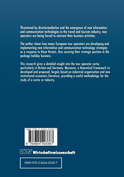 Produktbild: Reinventing the Package Holiday Business