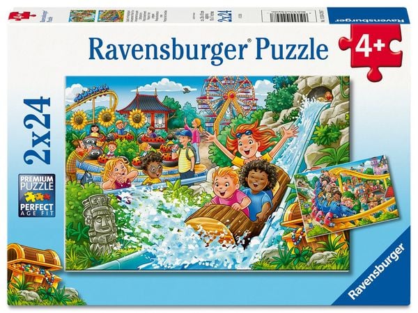 Produktbild: Kinderpuzzle 2x24 Teile - Vergn&uuml;gungspark