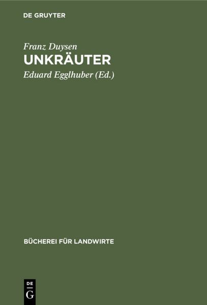 Produktbild: Unkr&auml;uter