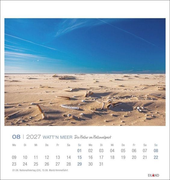 Produktbild: Watt'n Meer Postkartenkalender 2027 - Die Natur im Nationalpark